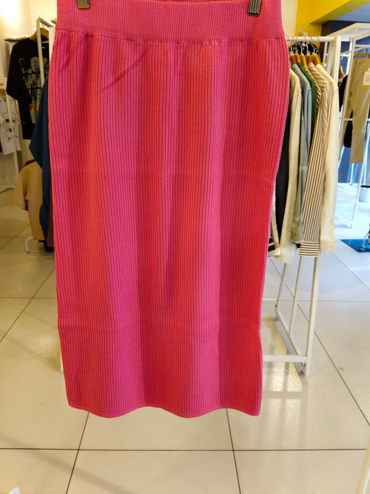Women's Ribbed Knit Pencil Skirt