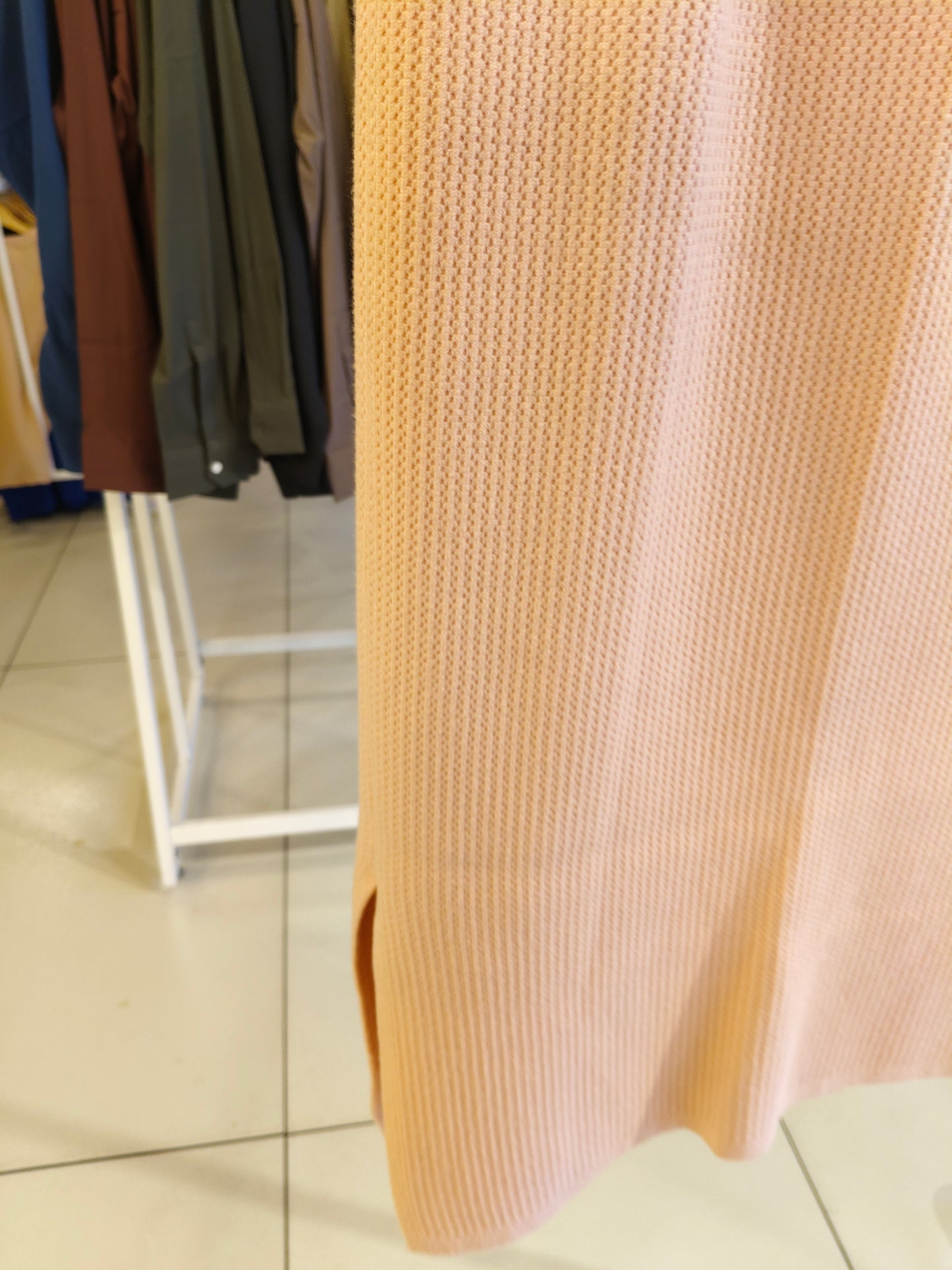 Women's Ribbed Knit Pencil Skirt