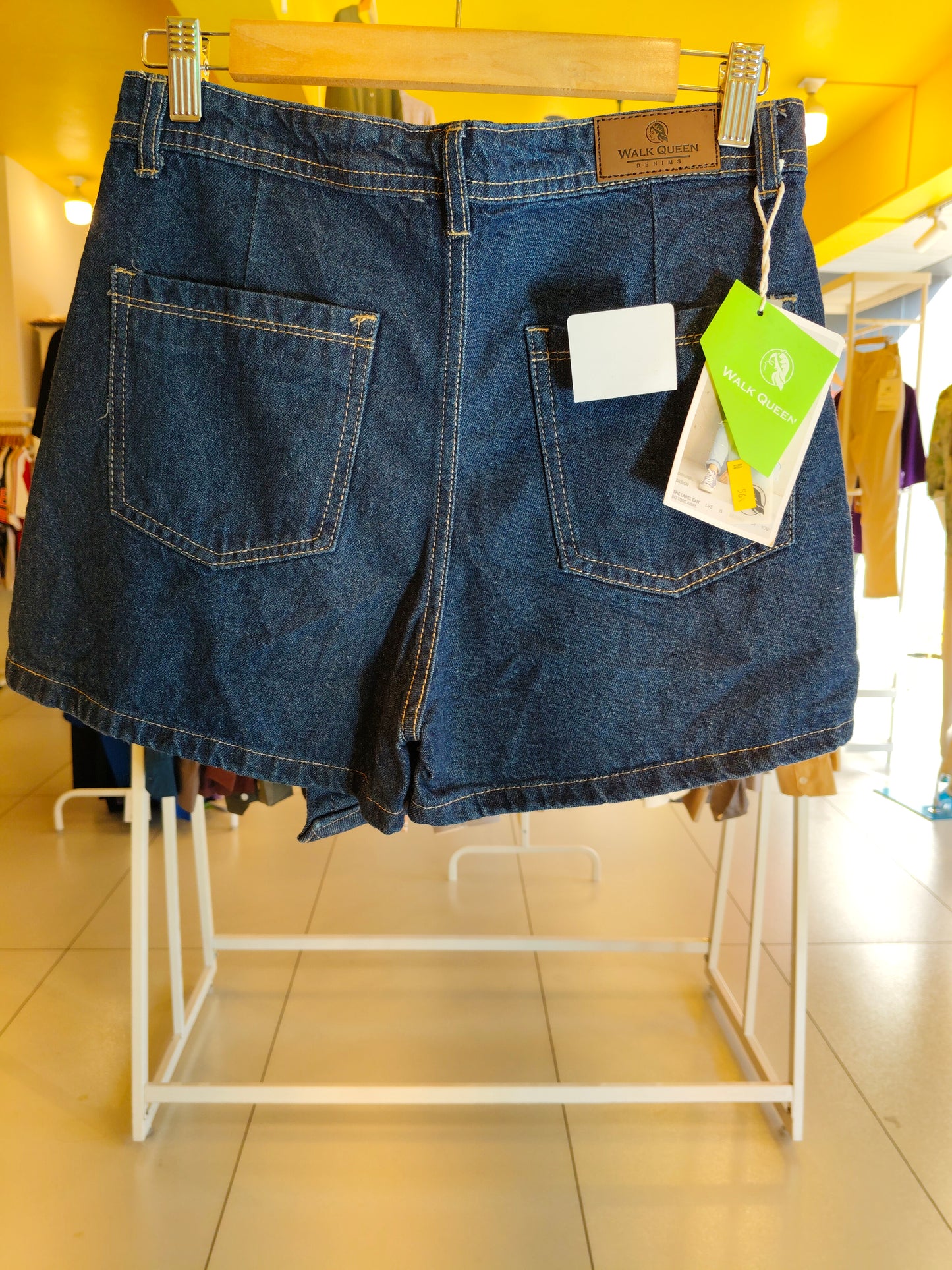 Denim Mini Skort for Ladies (28)