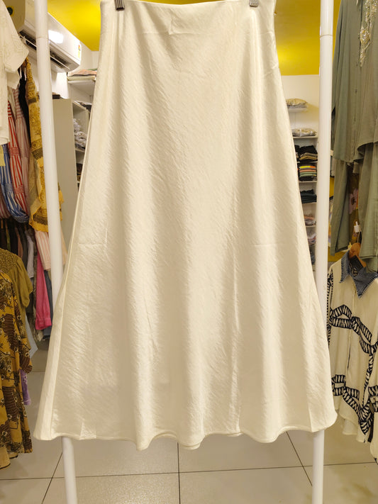 Women's Satin Midi Skirt