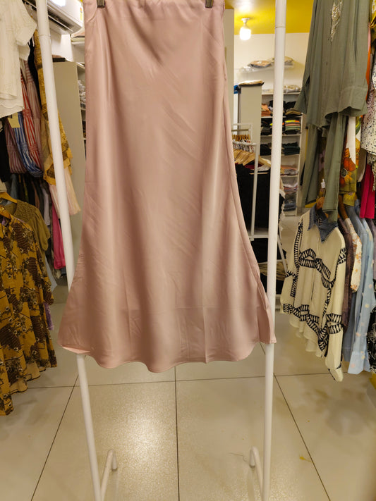 Women's Satin Midi Skirt