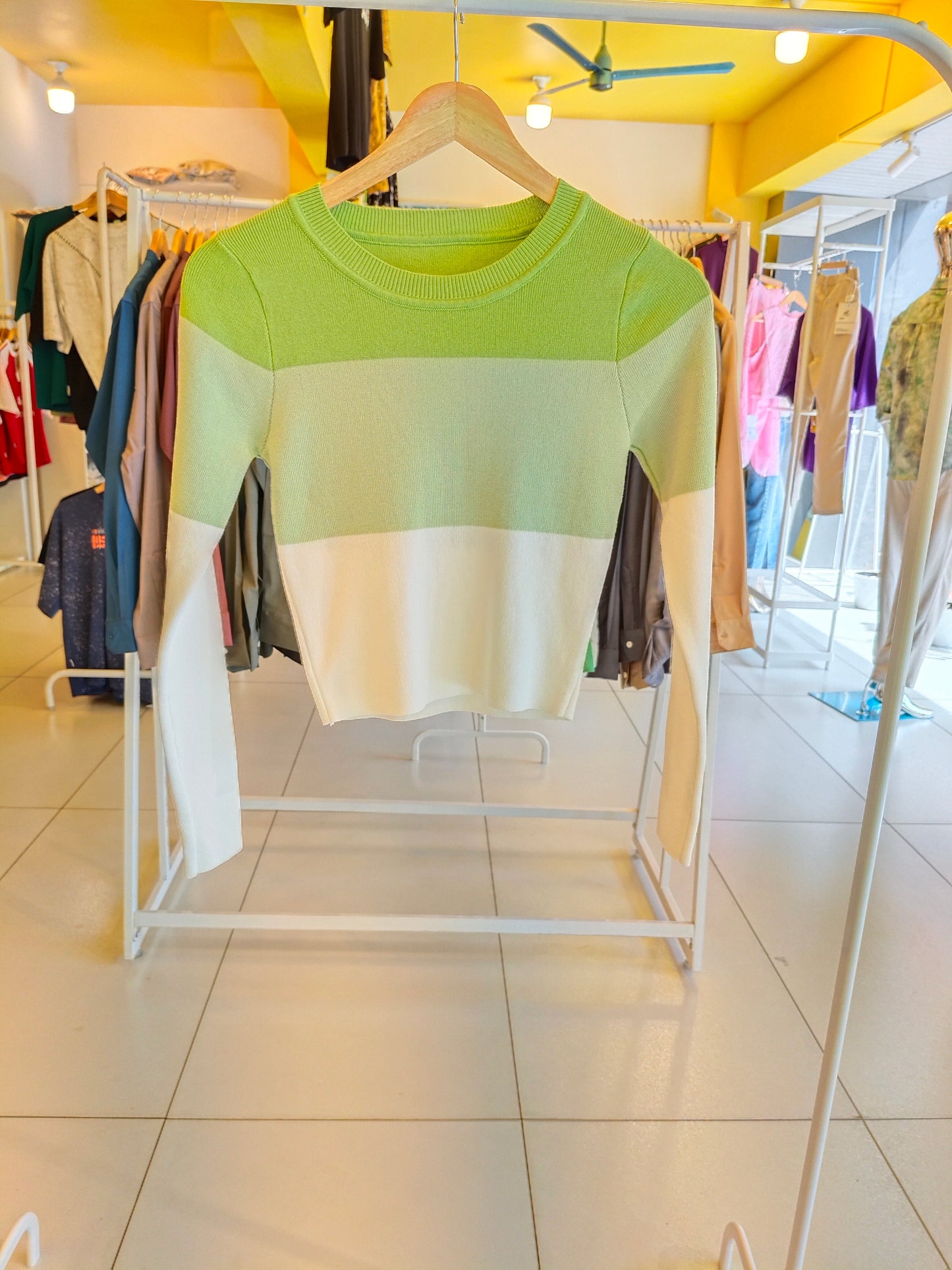 Stripped knit Sweater for Women (FREE SIZE)