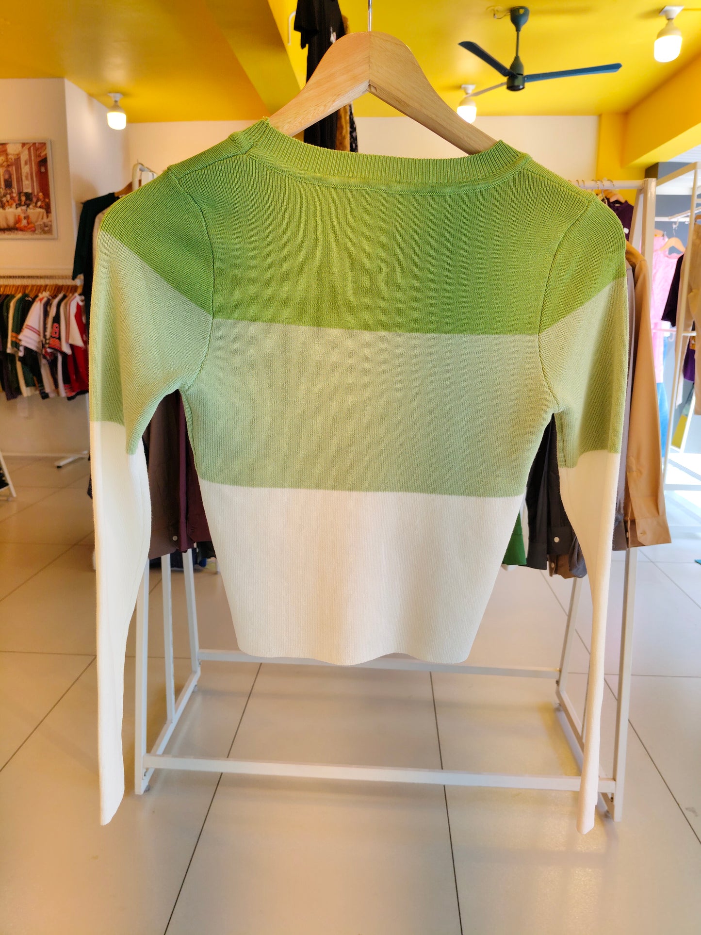 Stripped knit Sweater for Women (FREE SIZE)