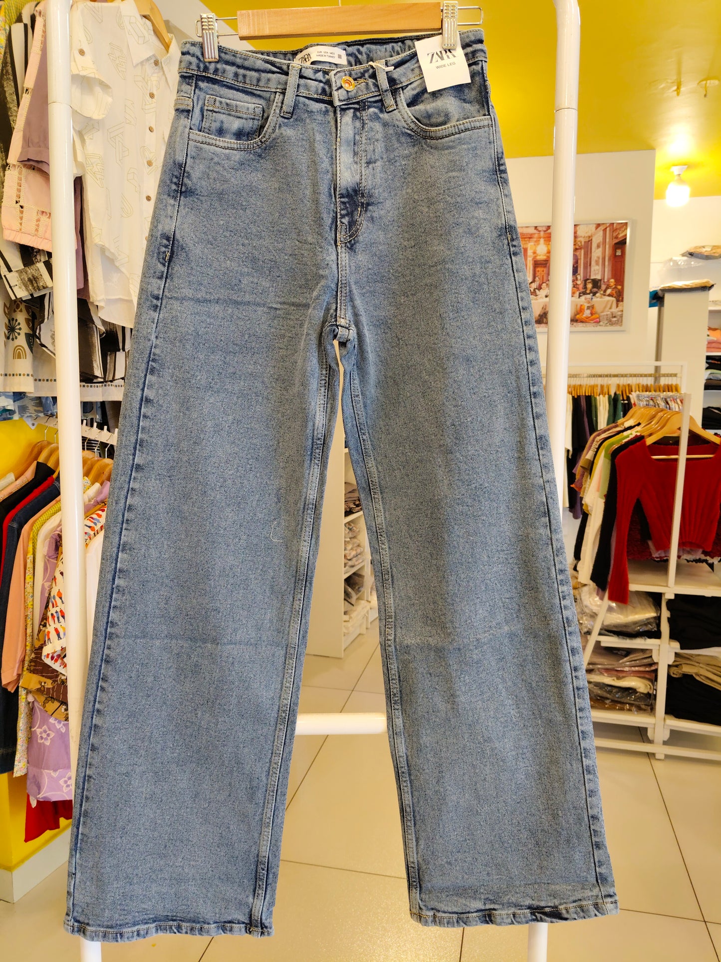 Wed-Leg Denim Jeans for Women (32)