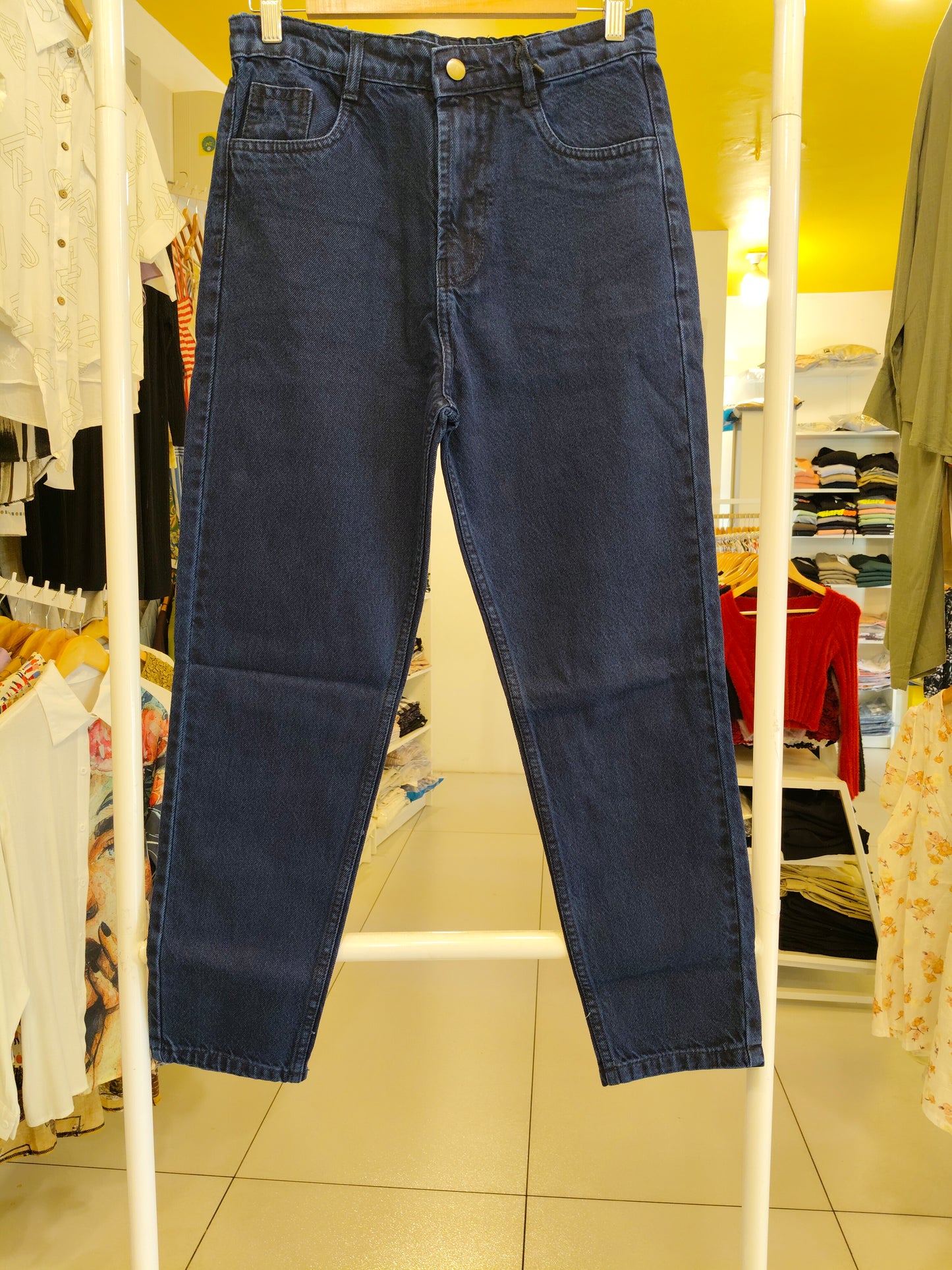 Mom Fit Denim Jeans  for Women (28)