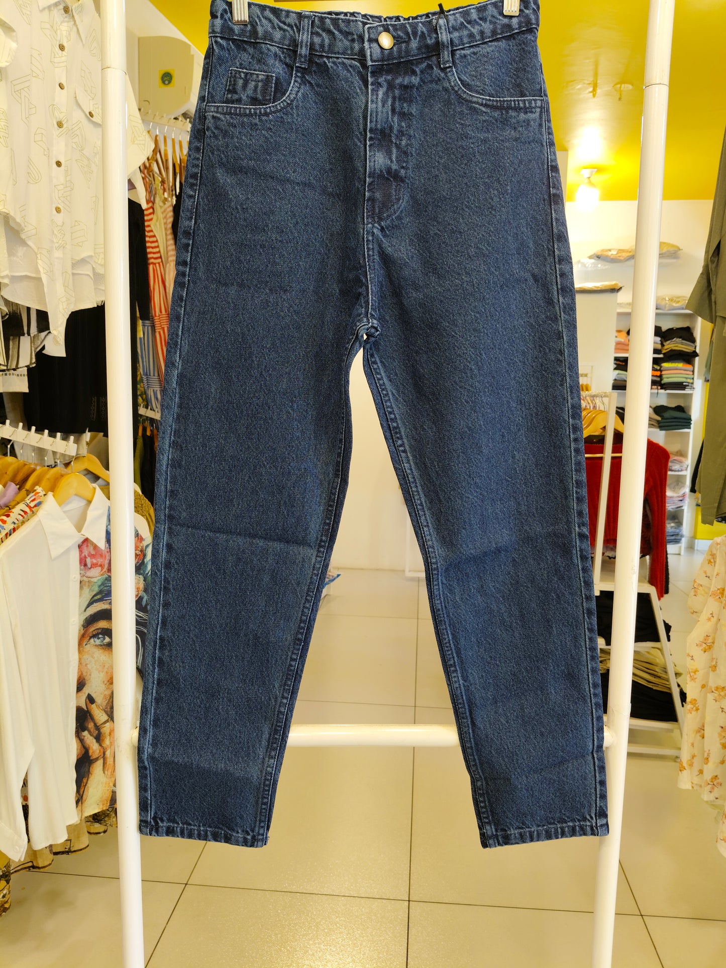 Mom Fit Denim Jeans  for Women (28)