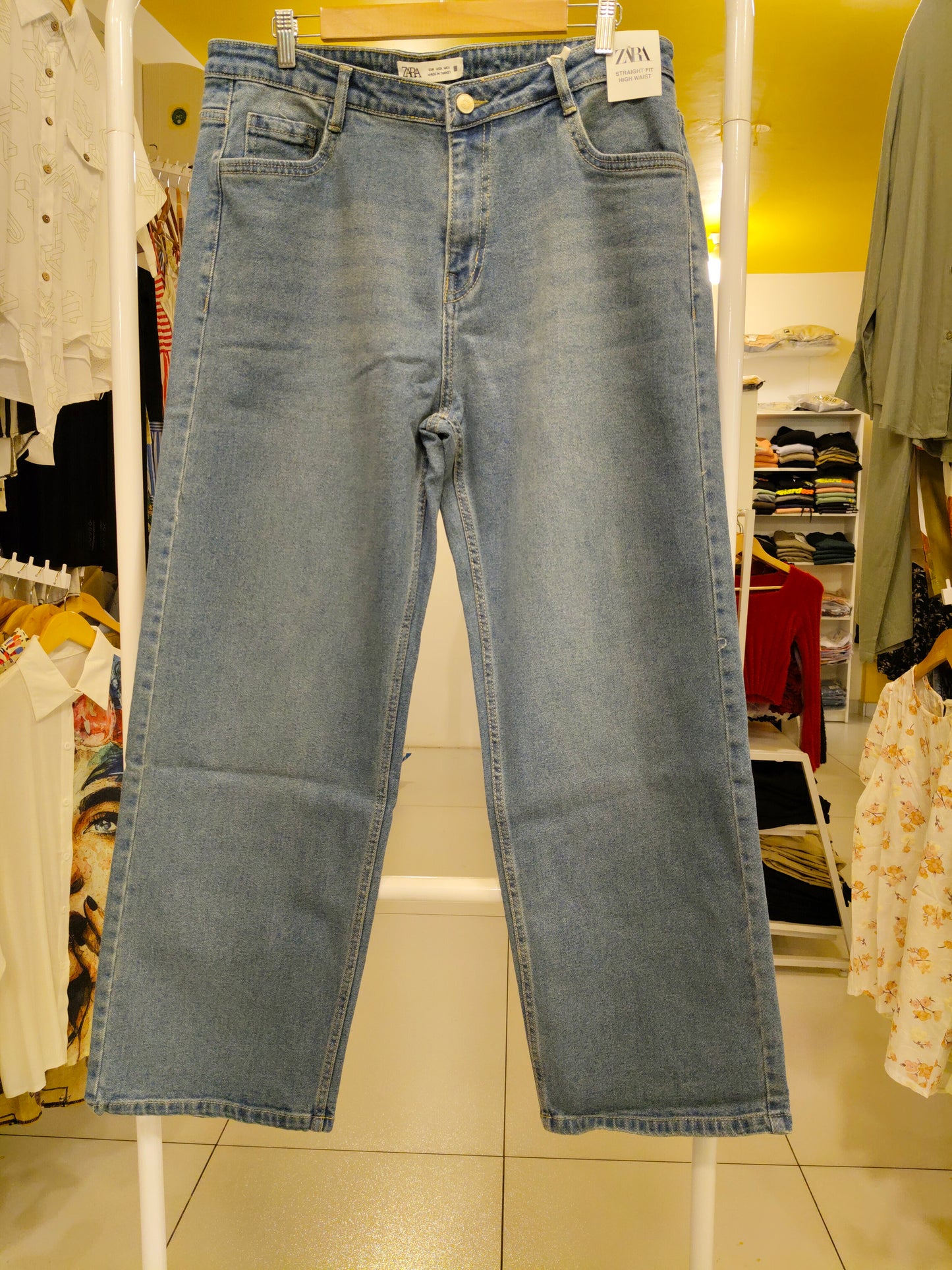 Wed-Leg Denim Jeans for Women (36)