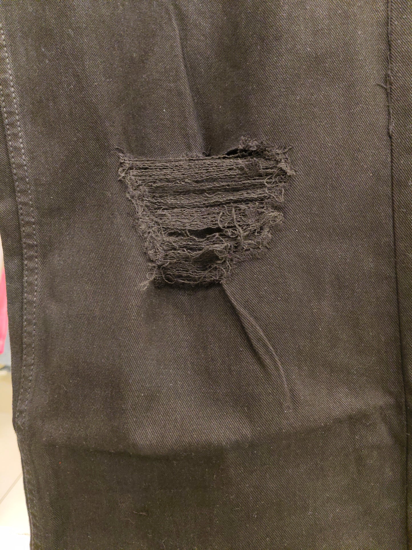 Ripped Wed-Leg Denim Jeans for Women (MEDIUM)