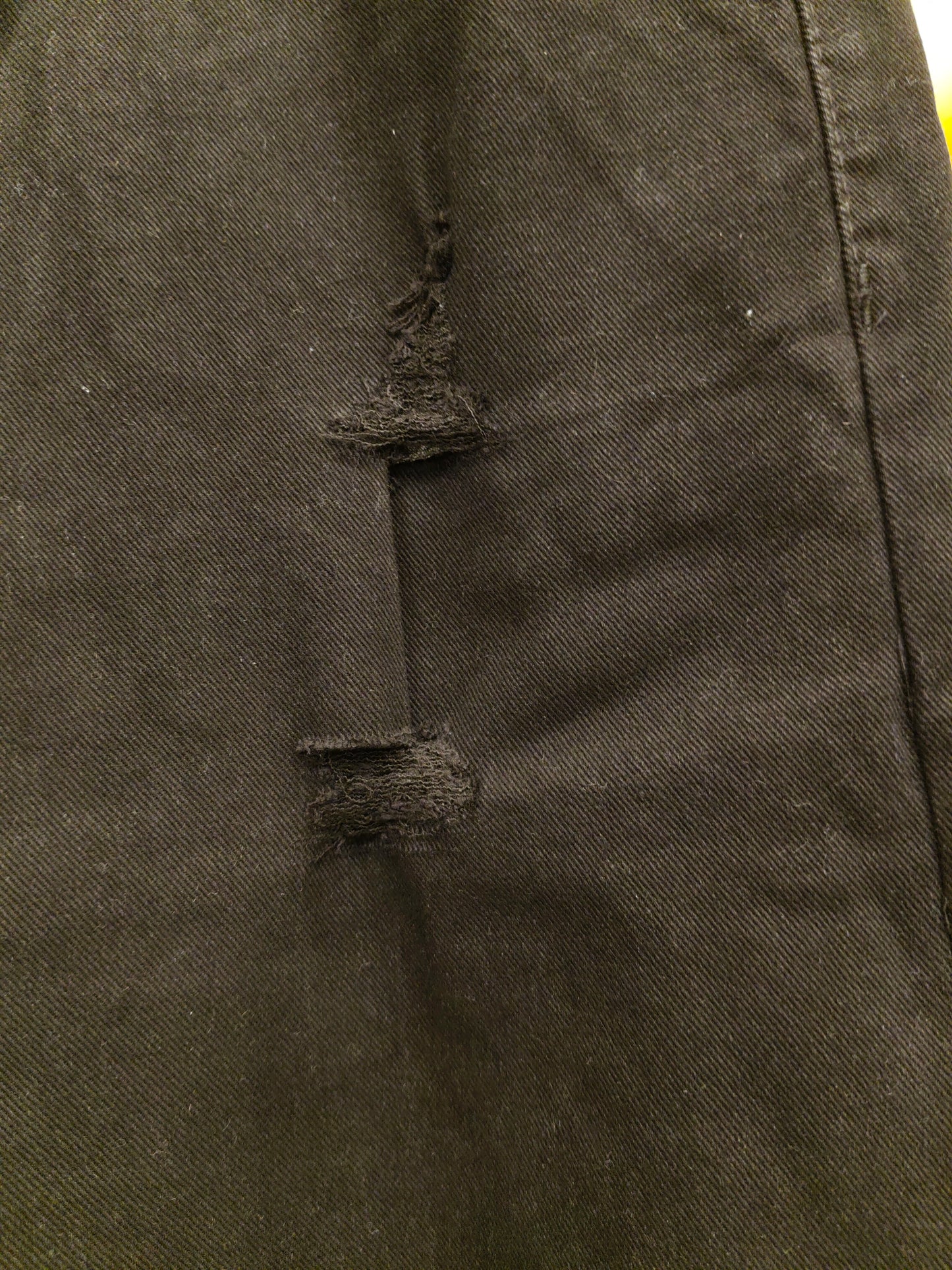 Ripped Wed-Leg Denim Jeans for Women (MEDIUM)