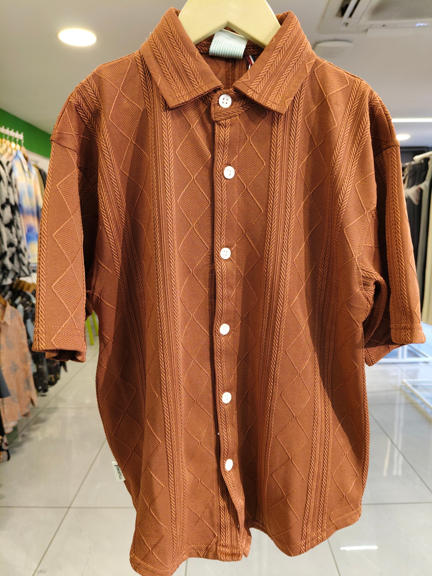 Kids' Knitted Polo Shirt ( 10 year )