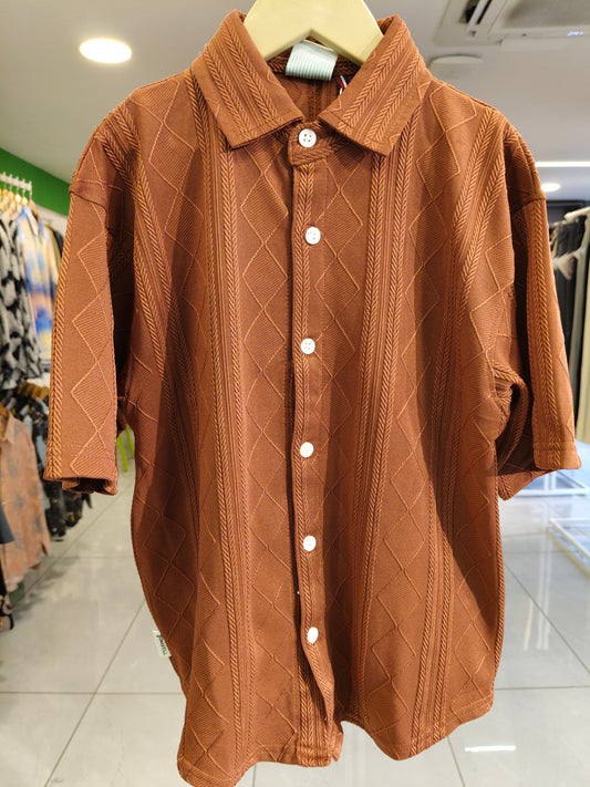 Kids' Knitted Polo Shirt ( 10 year )