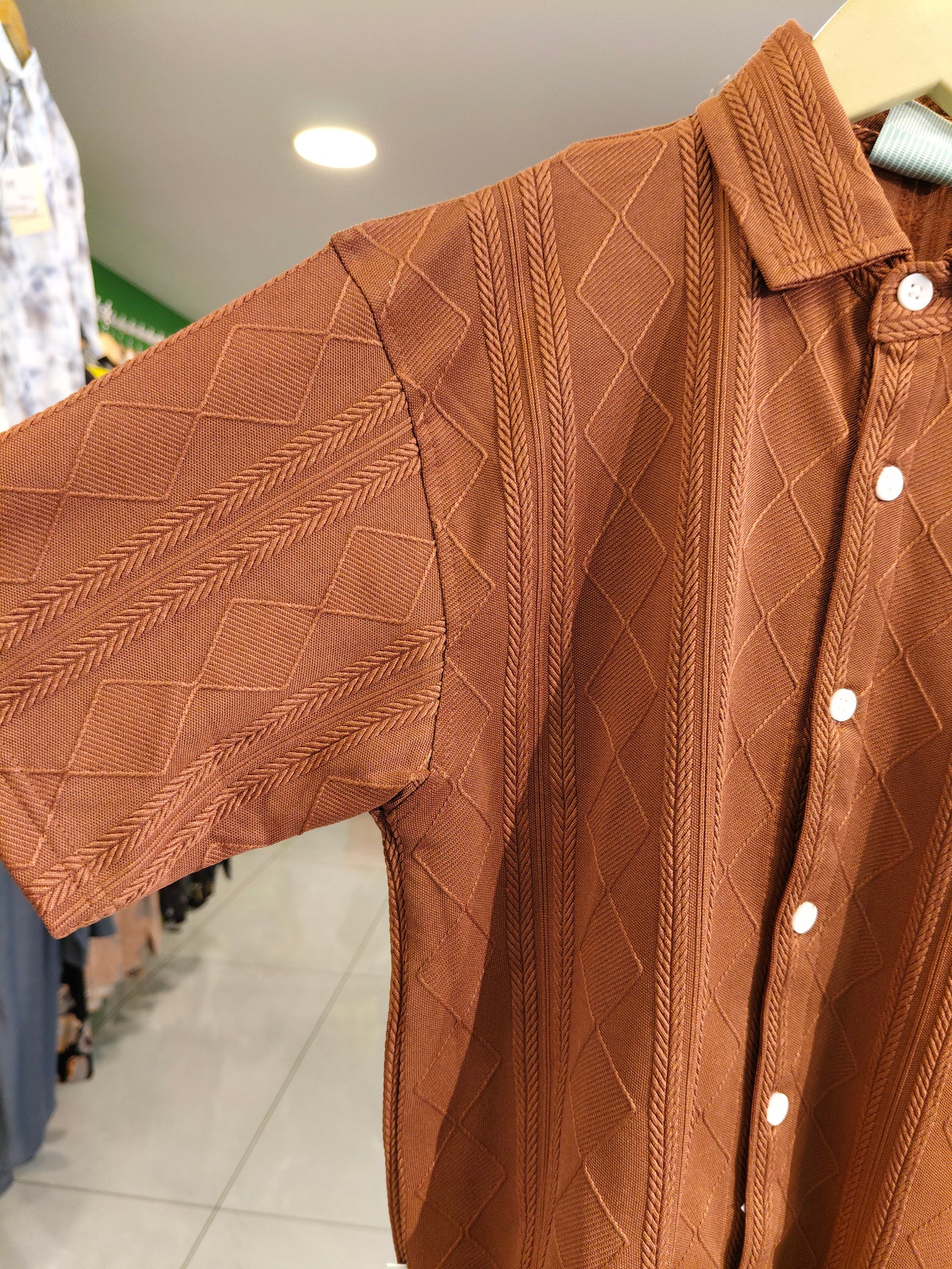 Kids' Knitted Polo Shirt ( 10 year )