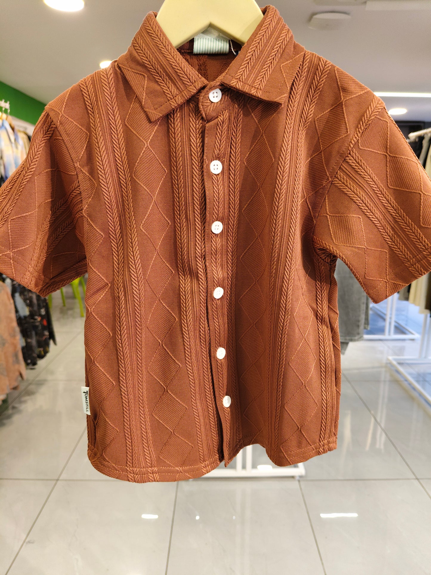 Kids' Knitted Polo Shirt ( 3 year )