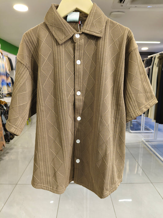 Kids' Knitted Polo Shirt ( 10 year )