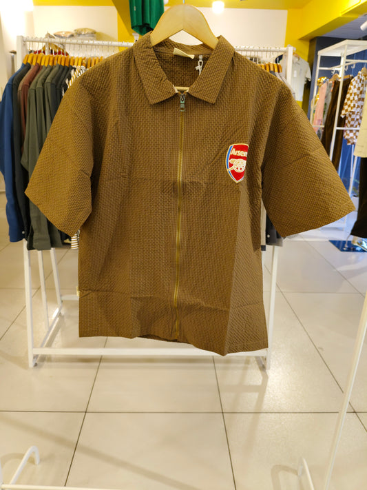 ZIP-UP QUARTER T SHIRT ( MEDIUM )