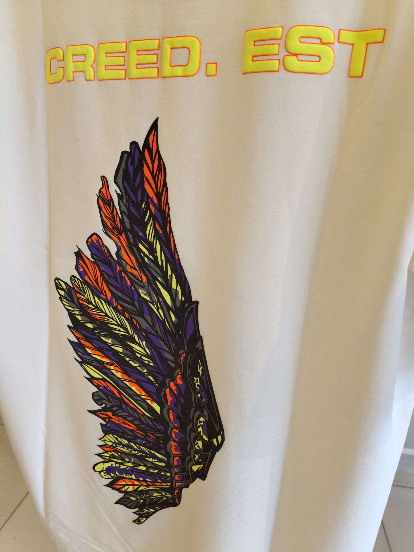 NEXT Printed Oversized Fit Round Neck T-shirt (Small)