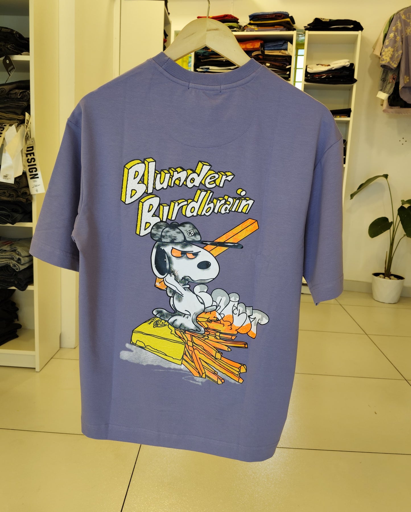 NEXT Printed Oversized Fit Round Neck T-shirt (Small)