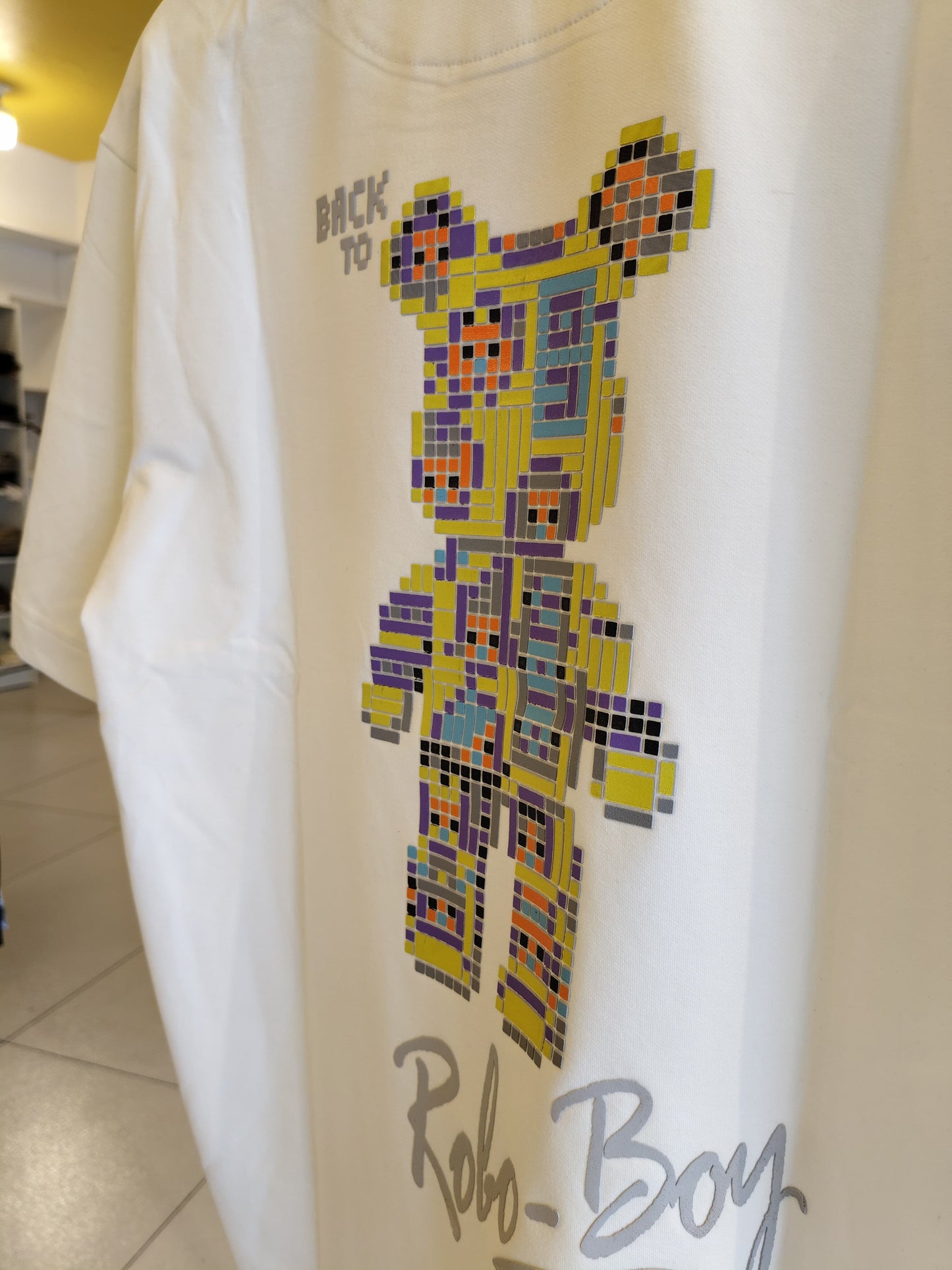 NEXT Printed Oversized Fit Round Neck T-shirt (Small)