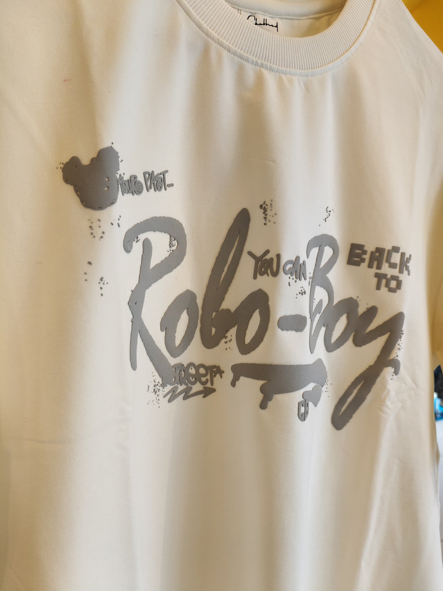 NEXT Printed Oversized Fit Round Neck T-shirt (Small)