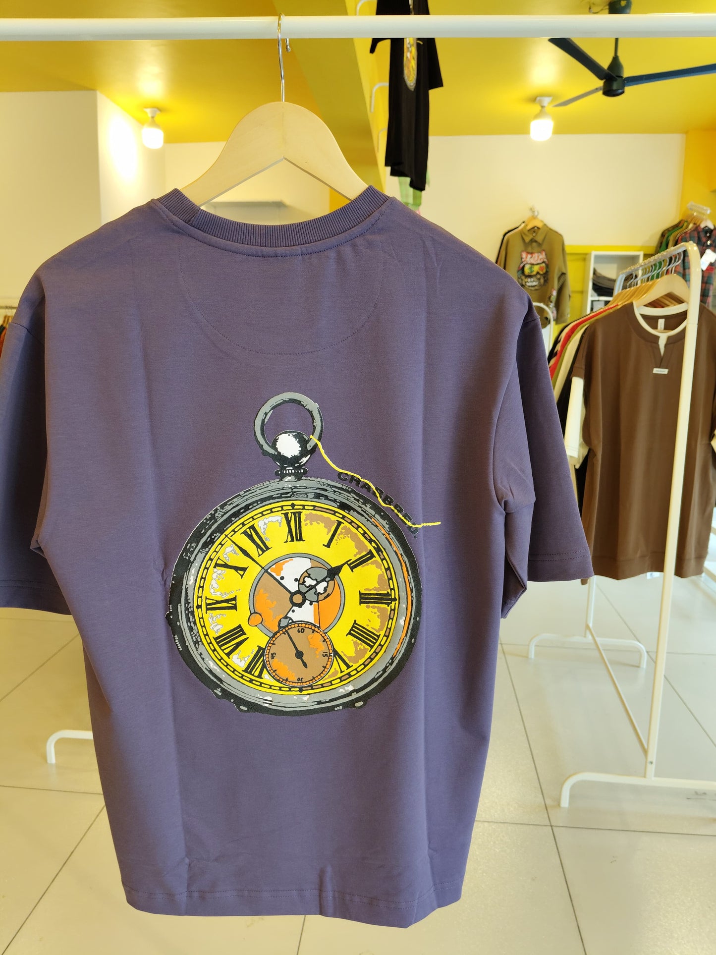 NEXT Printed Oversized Fit Round Neck T-shirt (Small)