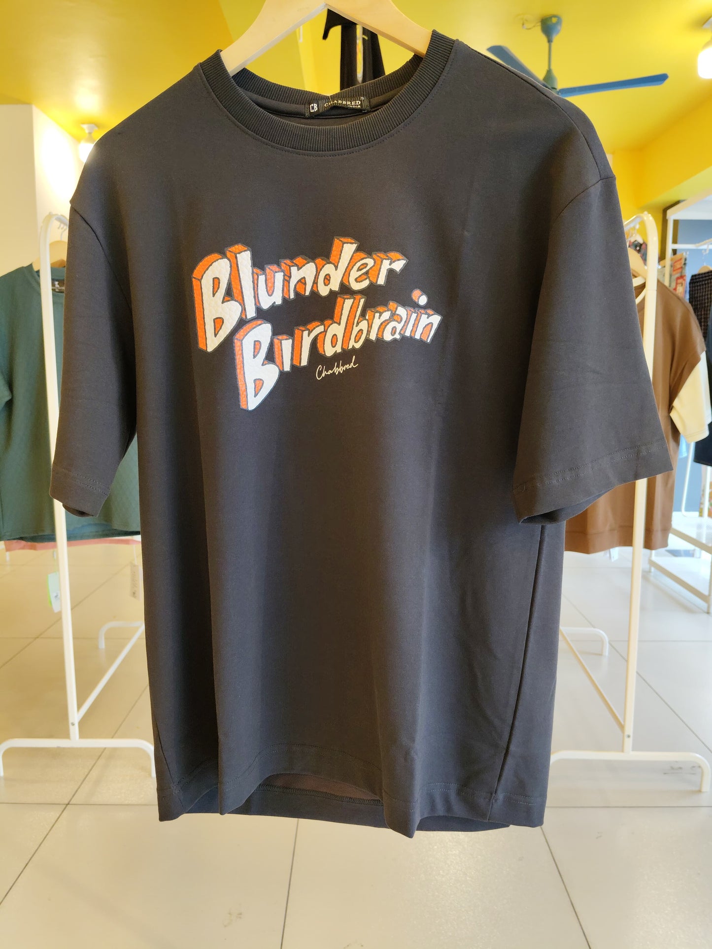 NEXT Printed Oversized Fit Round Neck T-shirt (Small)