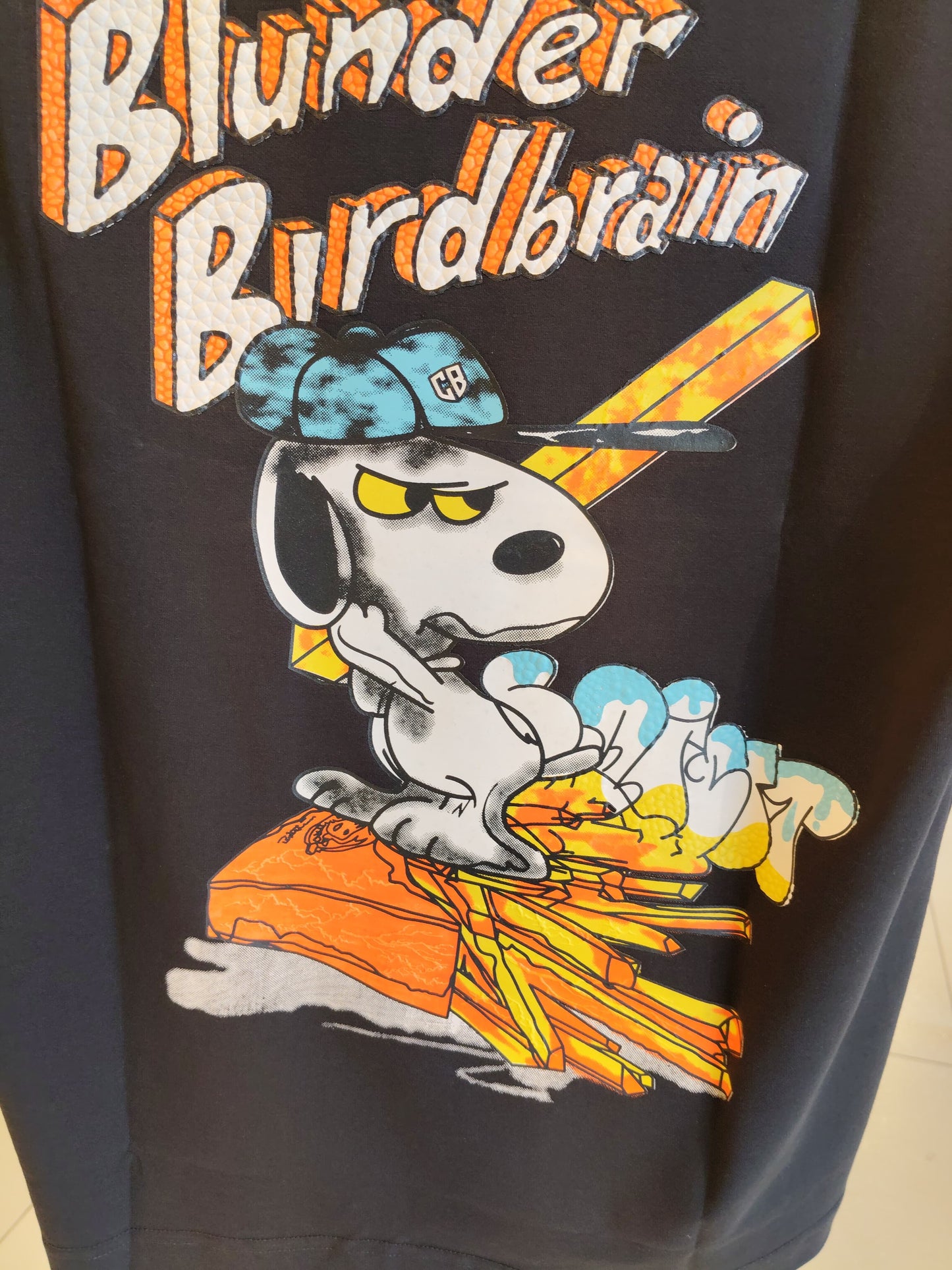 NEXT Printed Oversized Fit Round Neck T-shirt (Small)
